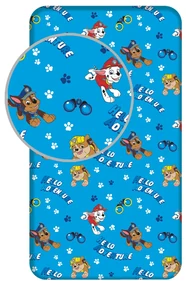 Patrula Cățelușilor Hello Adventure cearșaf cu elastic 90x200 cm