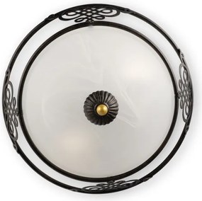 BRILAGI - Lampă de tavan FRESCO 3xE27/40W/230V Ø 48 cm maro