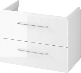 Dulap suspendat pentru lavoar Alb Cersanit Larga 80 cm