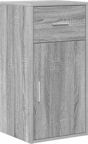 vidaXL Bufet cu sertar Gri Sonoma 38 x 34 x 75 cm