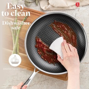 Set oale si tigai inox cu capace 8 piese Eternal Berlinger Haus BH8518, compatibile inductie si cuptor