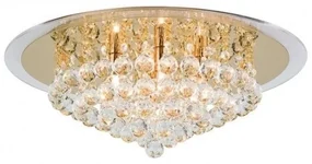 Plafoniera eleganta cristal K9 diam. 50cm Gloria  DLU 2378/6/50 gold OR