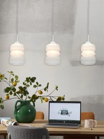 Pendul design decorativ Verona gradient/alb