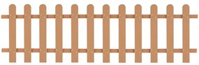 Gard din sipci, 200 x 60 cm, WPC 1, Maro, 60 cm