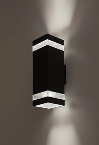 Aplica LED CCT perete exterior IP65 Urfa Line antracit