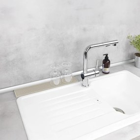 Scurgător de vase bej din plastic 42x8 cm Slim – Wenko