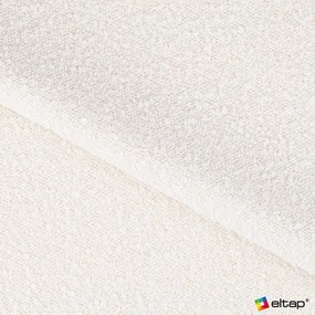 Pat matrimonial alb tapițat cu spațiu de depozitare cu somieră 140x200 cm Dizzle – ELTAP