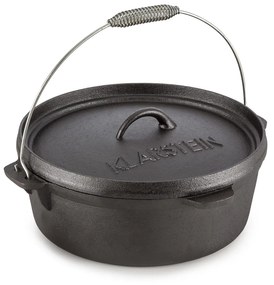 HOTROD 60, negru, vas de fontă, vas barbeque 6 QT / 45,7, fontă