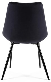 Scaun de sufragerie Sariel III (Negru). 1069575