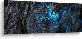 Tablou - O privire înăuntru (cu ceas) (90x30 cm)