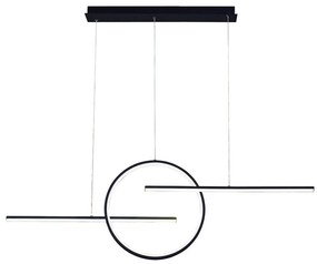 Lustra LED design modern minimalist KITESURF 50W neagra