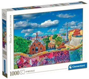 Orașe Güell Park Puzzle 1000 de piese Barcelona Clementoni
