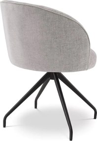 Scaun pivotant design elegant LUX Masters, Sisley grey