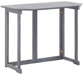 vidaXL Masă de balcon pliabilă, 90x50x74 cm, lemn masiv de acacia