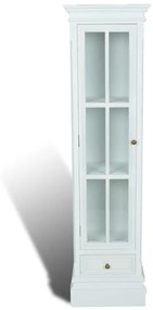 60639 vidaXL Bibliotecă dulap elegant cu 3 rafturi, alb, lemn