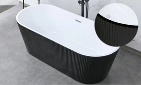 Cada baie freestanding Florenta neagra