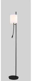 Lampadar LED TOKYO 1xE27/40W/230V + LED/3W negru/alb