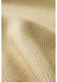 Pled din amestec de bumbac Euromant Skyline, 140 x 180 cm, gri - maro