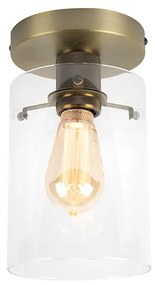 Plafoniera moderna din bronz cu sticla - Dome