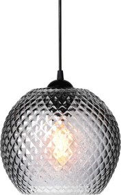 Halo Design 718443 - Lampă suspendată pe cablu NOBB, 1xE27/40W/230V, diametru 22 cm, gri fumuriu
