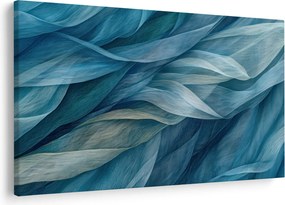 Tablou - Undele albastre și albe (90x60 cm)