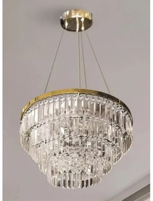 Azzardo AZ4906 - Lustră de cristal pe cablu SALERNO 12xG9/40W/230V