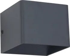Brilagi - Aplică LED de exterior DONNANI, 5 W, 230 V, 10 cm, antracit, IP44