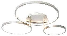 Plafoniera moderna din otel cu LED si dimmer inclus - Rondas