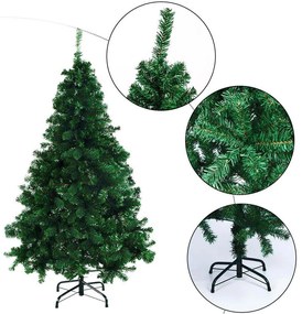 Brad artificial Nordmann cu suport metalic-210 cm