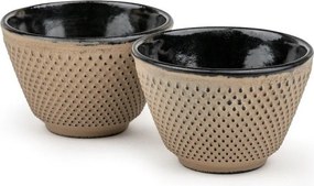 Cești bej 2 buc. din fontă 100 ml Xilin – Bredemeijer