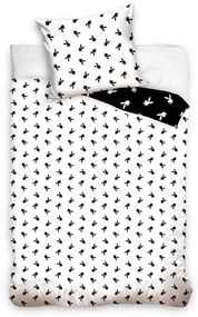 Playboy Monochrome set de lenjerie de pat 140×200cm, 70×90 cm