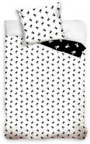 Playboy Monochrome set de lenjerie de pat 140×200cm, 70×90 cm