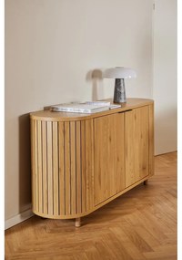 Comodă în culoare naturală cu aspect de lemn de stejar 160x80x45 cm Colima – Actona