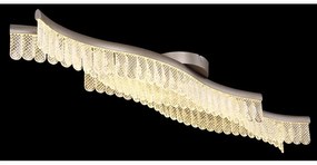 Lustra aplicata, Metal Grafit Mat, Cristale Acrilice, JULIET 67348D GL