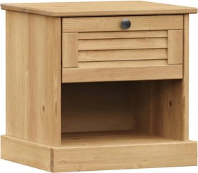 vidaXL Noptieră "VIGO", 42x35x40 cm, lemn masiv de pin