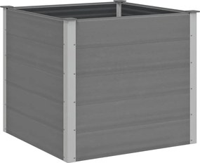 vidaXL Strat înălțat de grădină, gri, 100 x 100 x 91 cm, WPC