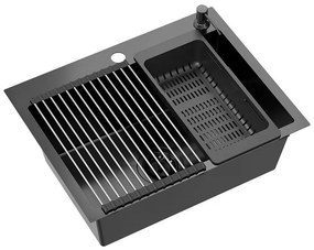 Chiuveta inox LUKE 110 WORKSTATION negru
