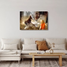Tablou - Bine ai venit, căluțul mic (90x60 cm)