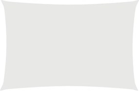 vidaXL Pânză parasolar, alb, 2x4 m, țesătură oxford, dreptunghiular