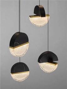 Lustra LED decorativa casa scarii 2700K DORIN