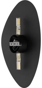 Aplică STONE 2xG9/8W/230V 30x39 cm negru