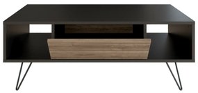 Măsuță de conferință Mistico Black and Walnut