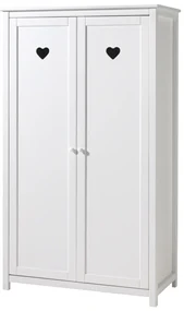 Set AMORI Mobilier Cameră Copii, 5 Piese, Alb, Stil Romantic – Vipack