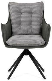 Set de scaune de sufragerie cu mecanism deîntoarcere DCH-D1345 GREY2, 2 buc.