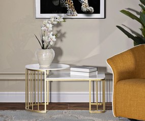 Mauro Ferretti Masuta De Cafea Ankara Cm 90X50X48 | Aosom Romania
