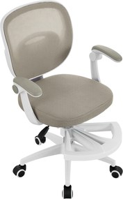 Scaun pivotant, bej/alb, TRIXI TYP 1