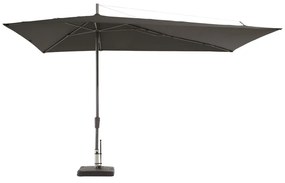 Umbrelă de soare asimetrică/ parasolar Madison Asymetriq, 360 x 220 cm, gri