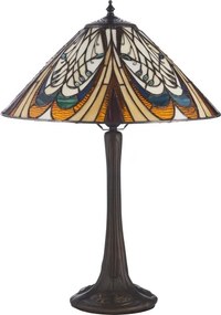 Endon 112185 - Lampă de masă Tiffany HECTOR 1xE27/10W/230V Ø 40 cm