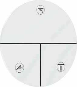 Ventil incastrat alb mat Hansgrohe ShowerSelect Comfort S 3 functii