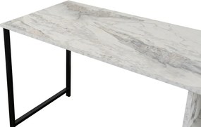 Birou Twin Freesia Marble and Black